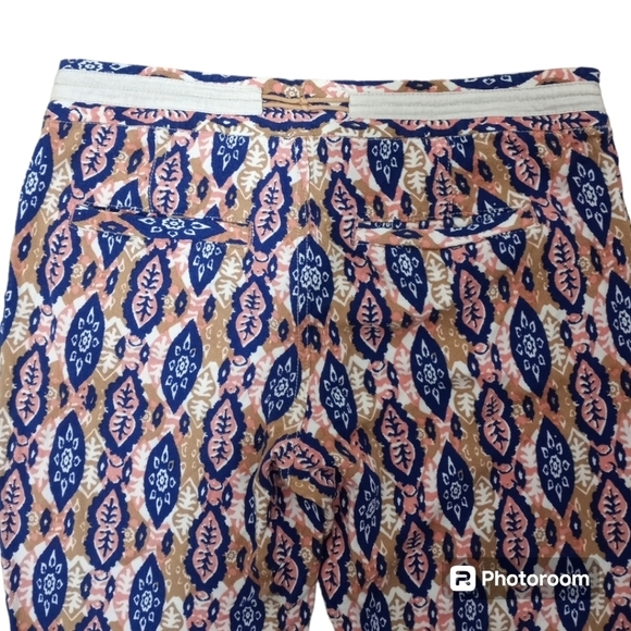 Pilcro Paz Ikat Joggers Royal Blue Sz 26 - Picture 9 of 16